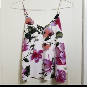 Allison Joy Floral Camisole - Pink and Green